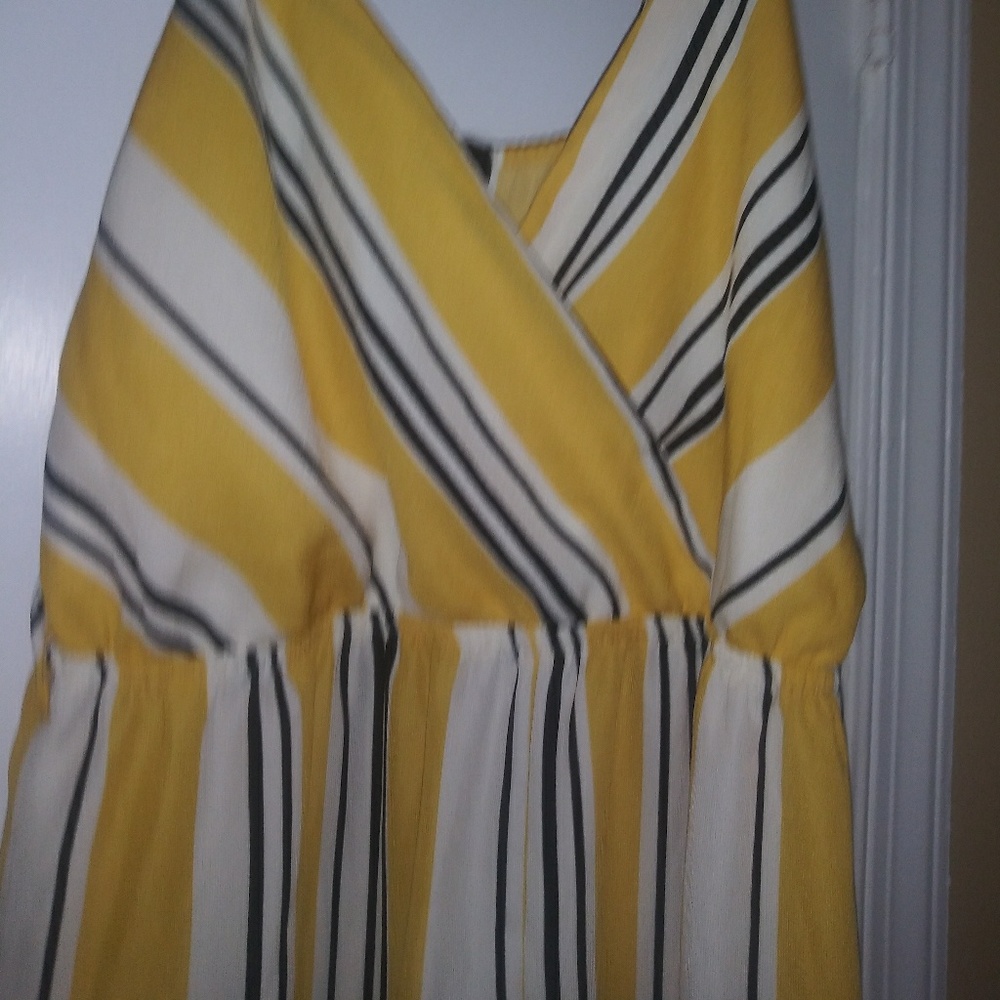 Yellow long romper